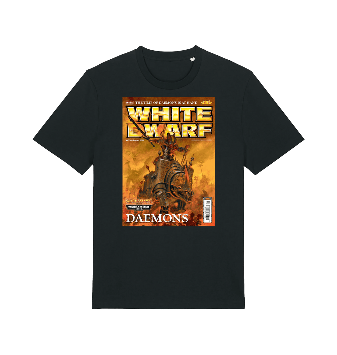 Black Printed T-shirt Front